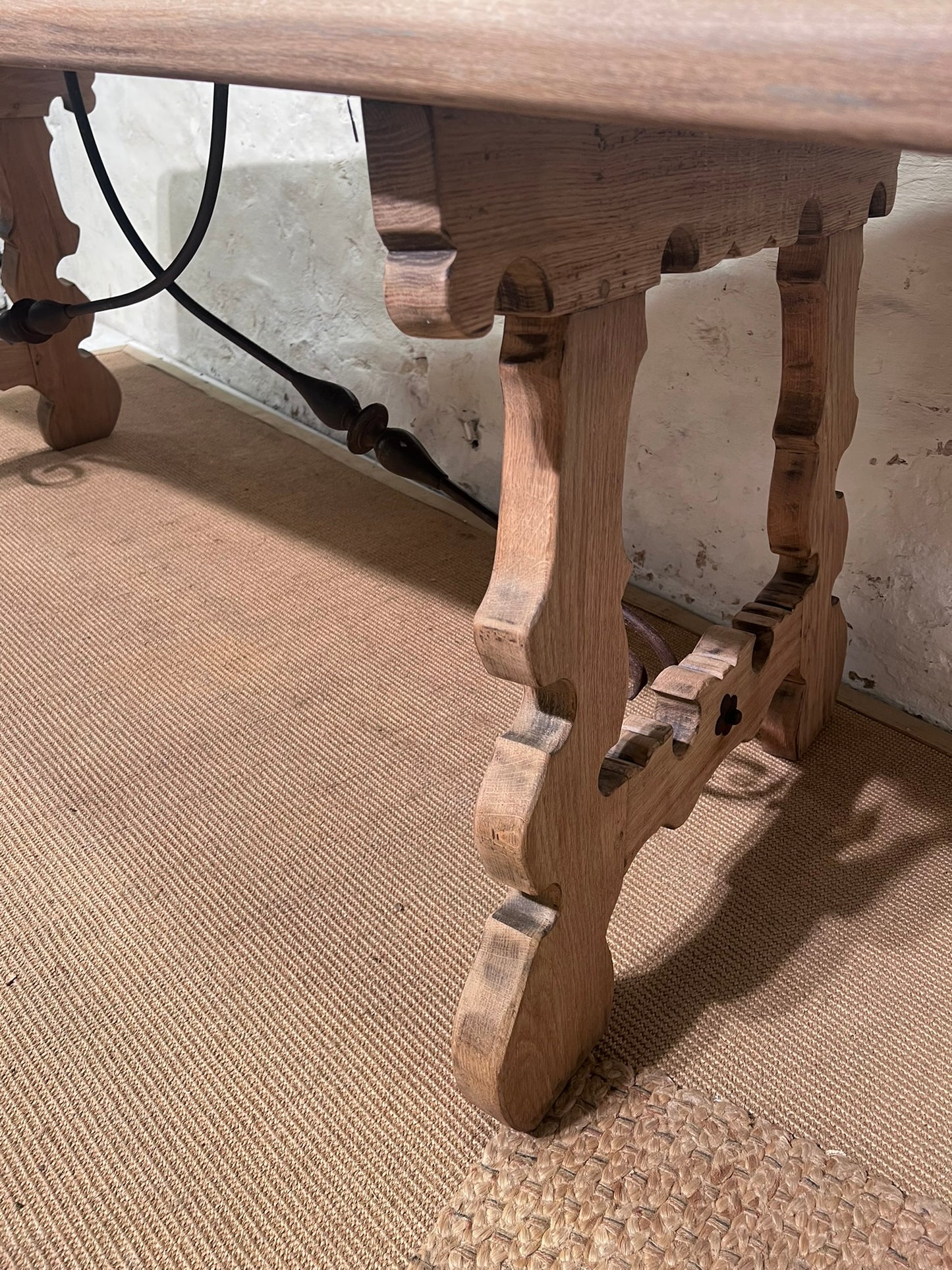 Spanish Natural Oak Table/Desk