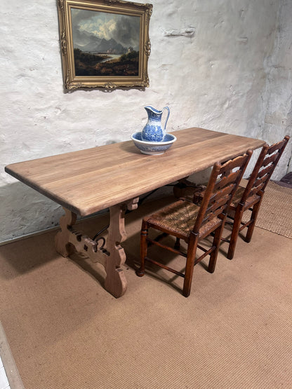 Spanish Natural Oak Table/Desk