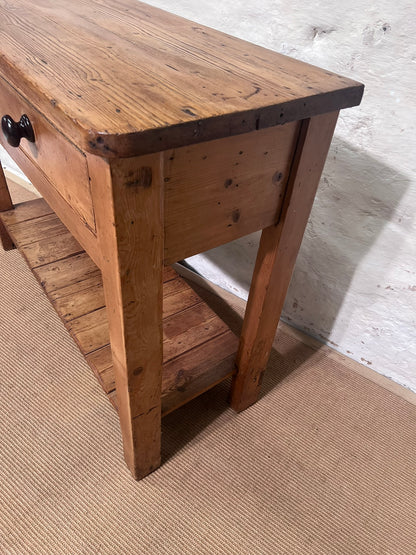 Antique Pine Dresser with Plate Rack