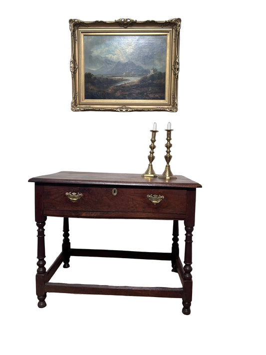 Antique Oak Side Table