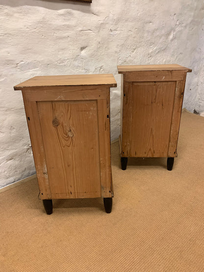 Pair of Pine Bedside Cabinets