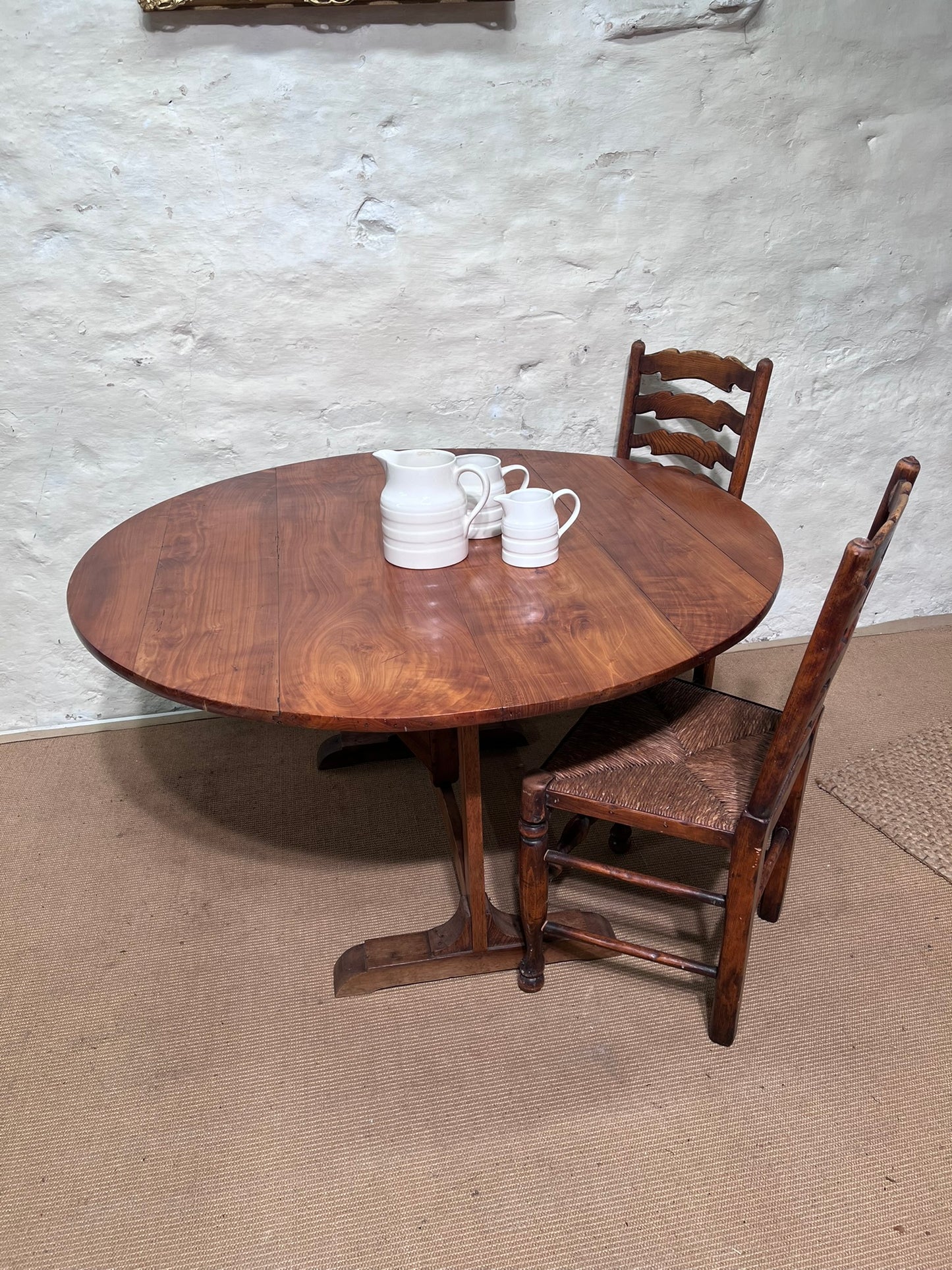 Antique Cherry Vendange Table