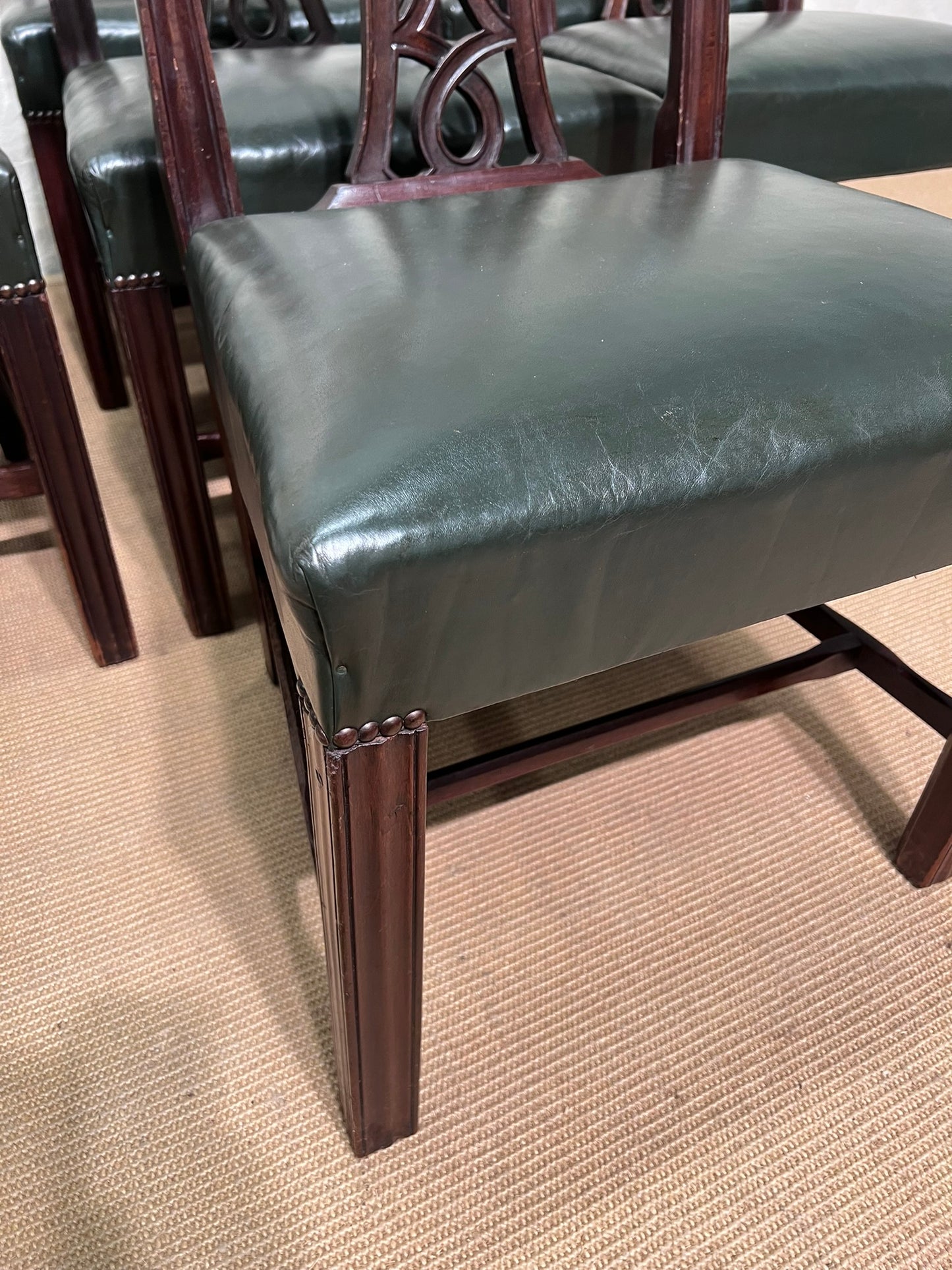 Set of 7 Mahogany Chippendale Chairs