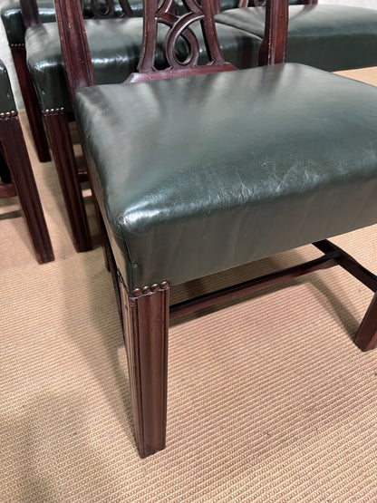 Set of 7 Mahogany Chippendale Chairs