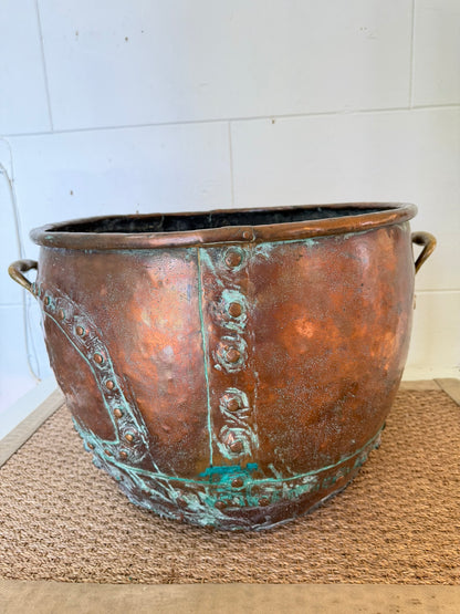 Antique Copper Bucket