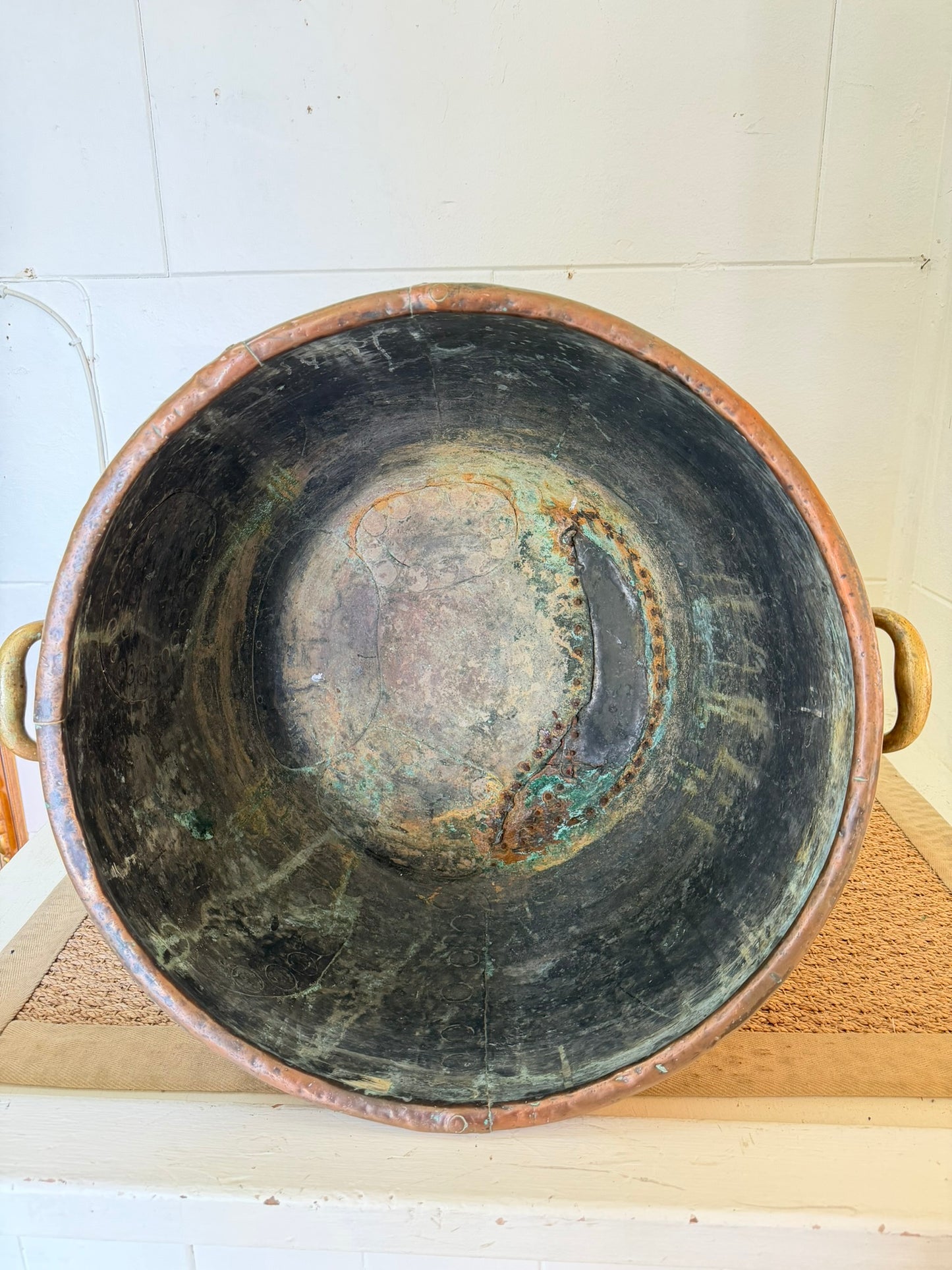 Antique Copper Bucket