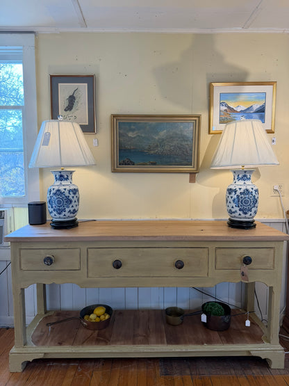 Hand Made Painted Pine Server/Buffet